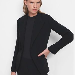 Theory Angled Blazer in Crepe